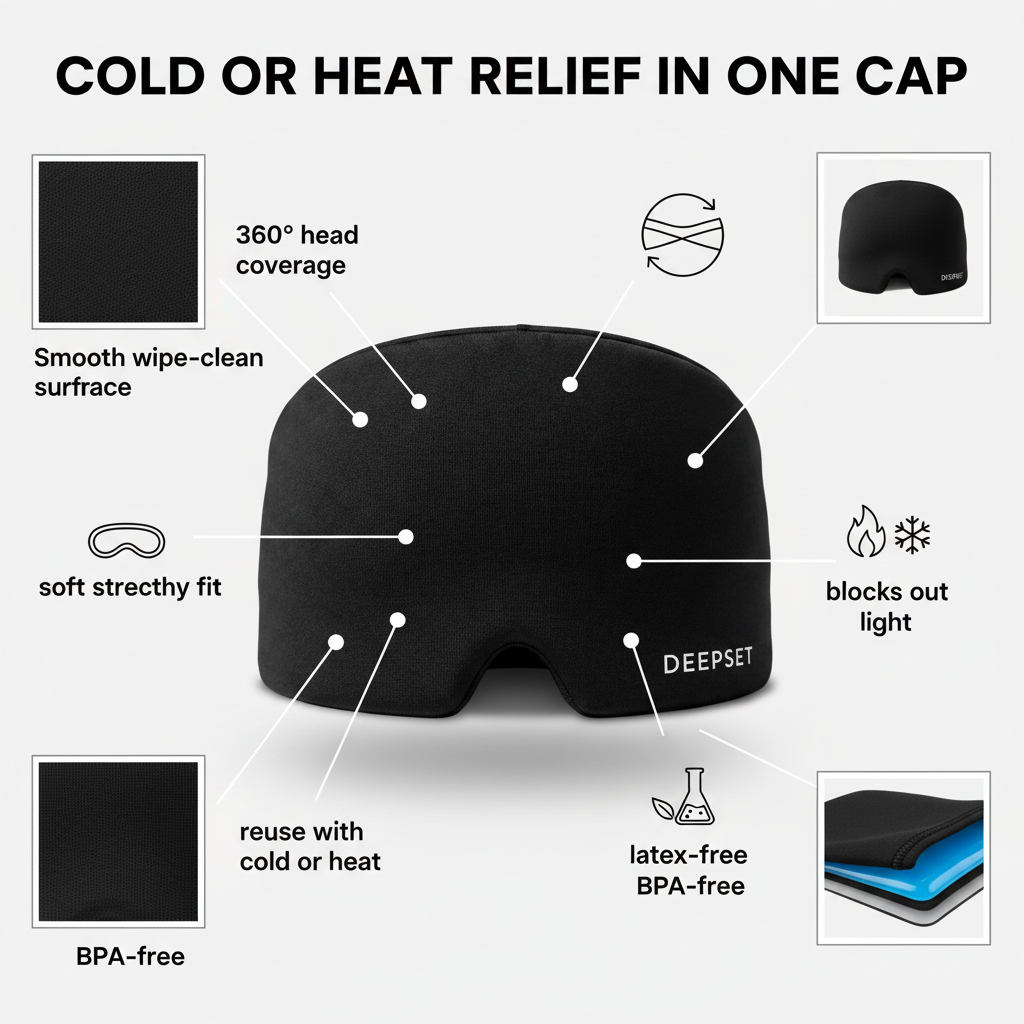 Ice Cold Migraine Cap